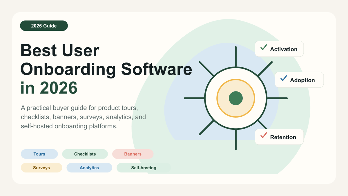 Best User Onboarding Software in 2026: Tools for SaaS Activation and Product Adoption