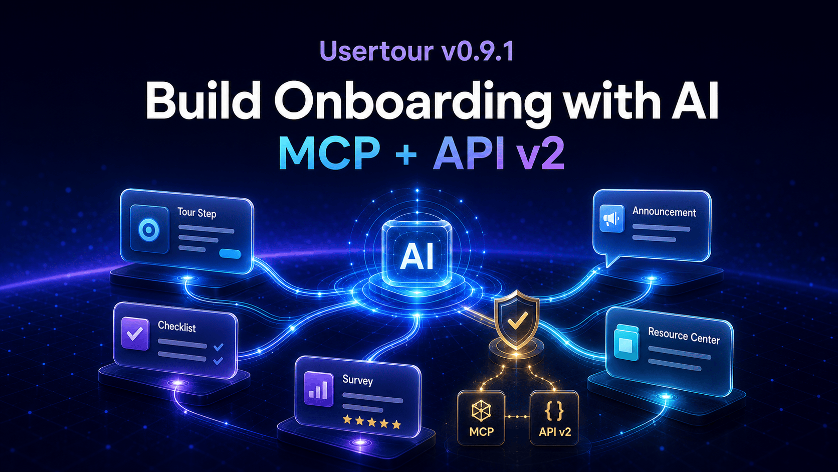 Usertour v0.9.1: Build Onboarding with AI, MCP, and API v2