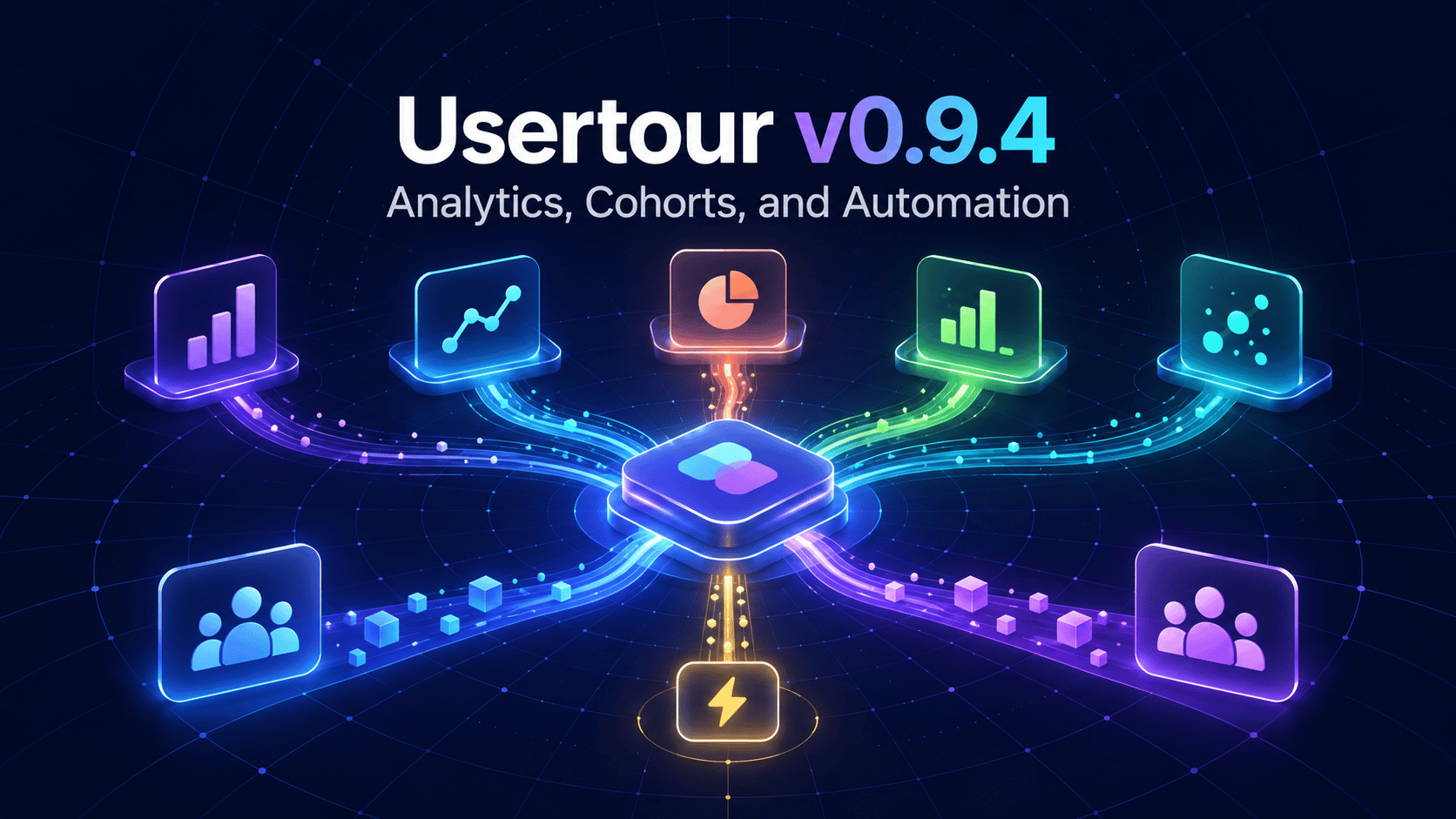 Usertour v0.9.4: Analytics Integrations, Cohort Sync, and Zapier